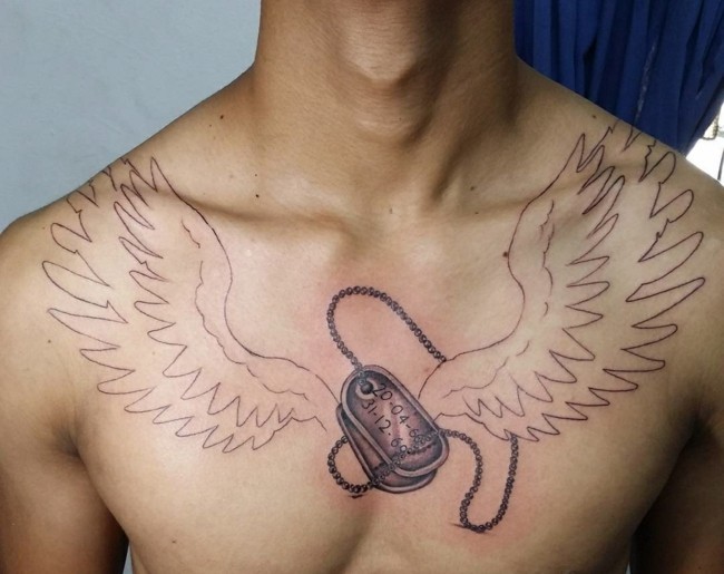 Flügel tattoo Tattoo feder vögel