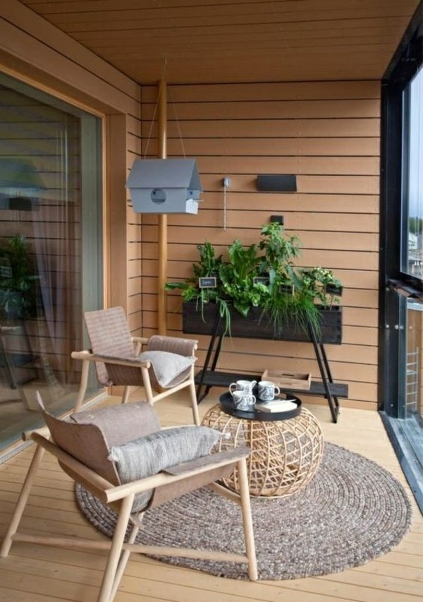 balkonmöbel ideen kleine terrasse gestalten