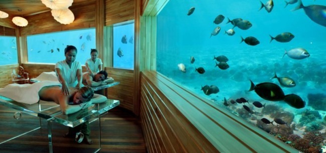 Design Konzept unterwasser hotel
