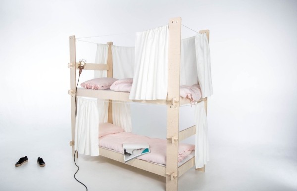 designermöbel schlafen auf zwei niveaus
