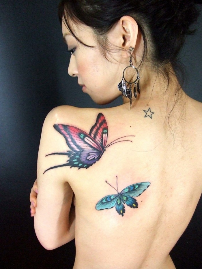 rücken tattoo tattoo designs schmetterling tattoo