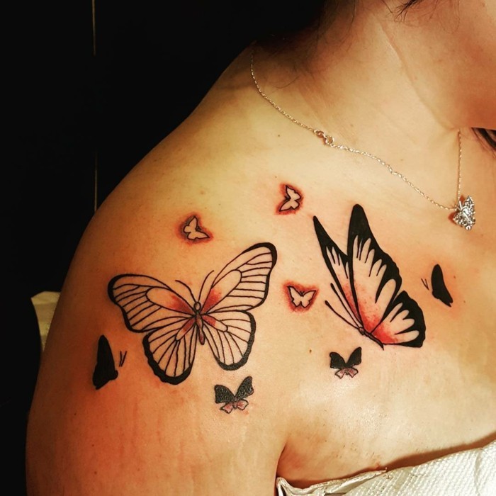 schmetterling tattoo tattoo ideen frauen tattos