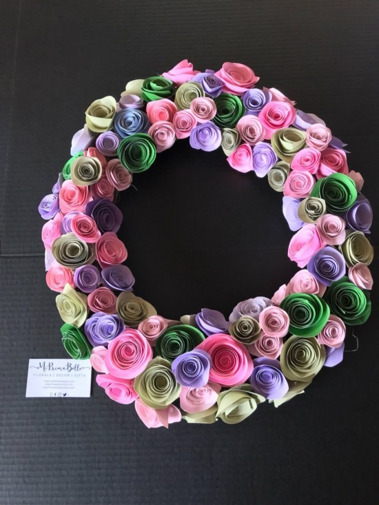 Erscheinungsbild rosen papier DIY tuer rosen falten