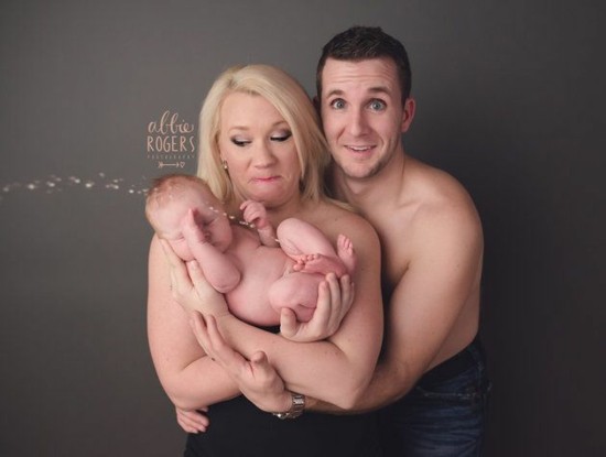 lustiges babyshooting und witzige familienfotos schießen