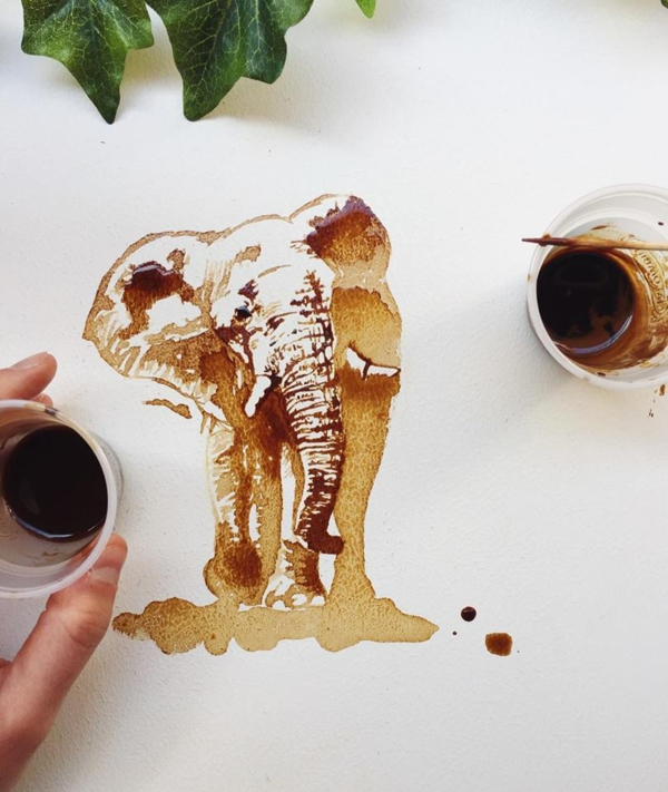 fuguren malerei kaffeekunst malen mit kaffee