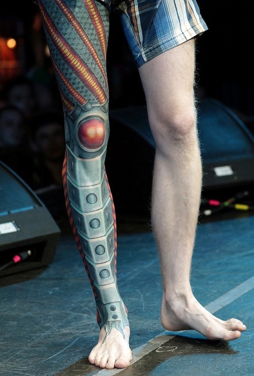 Biomechanik Tattoo bein