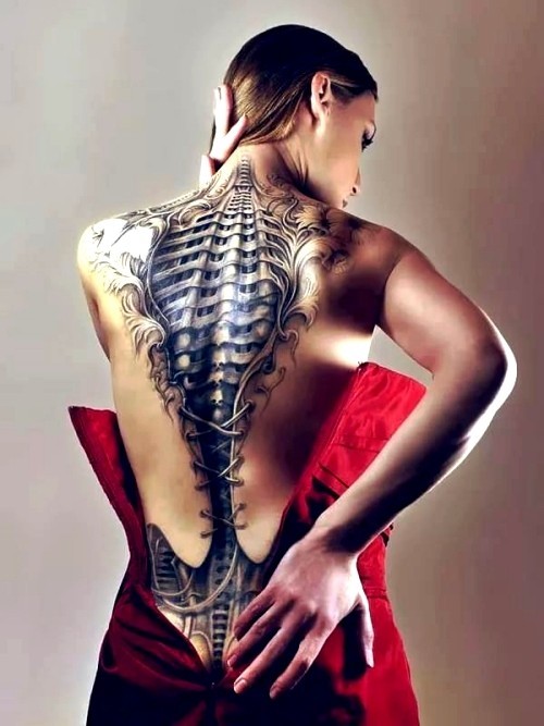 Biomechanik Tattoo weiblichkeit