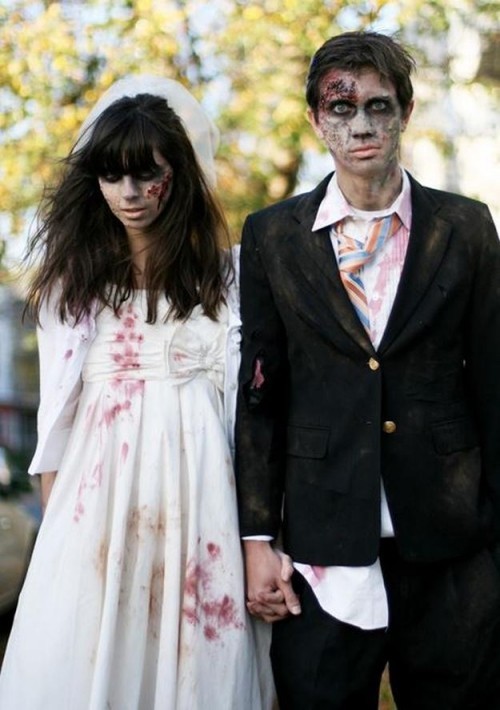 Halloween Partnerkostüme zombie