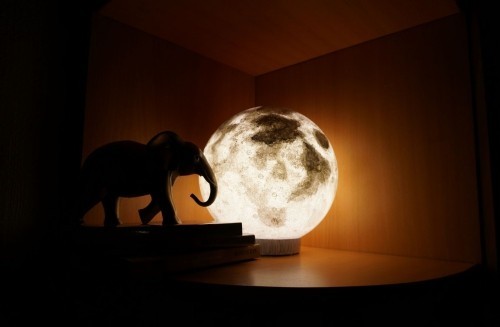 Mond Lampe boho elefant