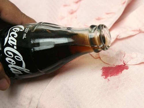 Rost entfernen mit Cola flecken