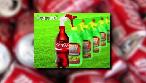 Rost entfernen mit Cola pestizide