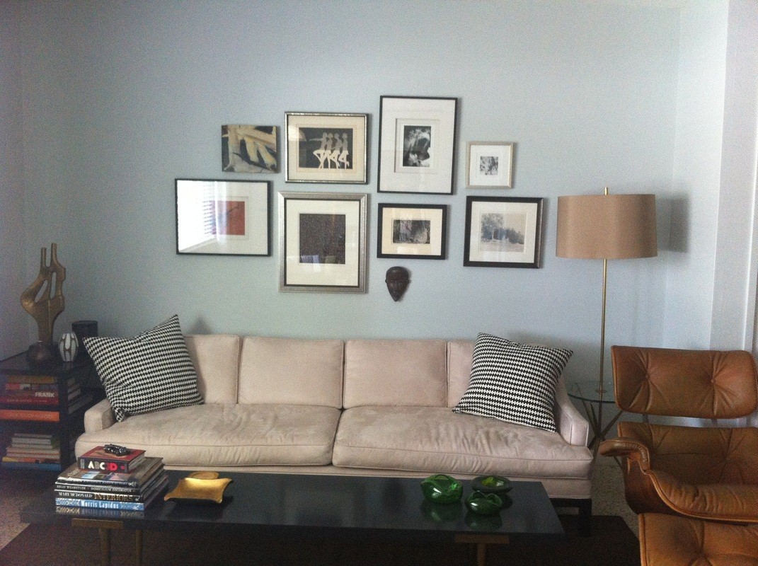 deko ideen bilder über dem sofa
