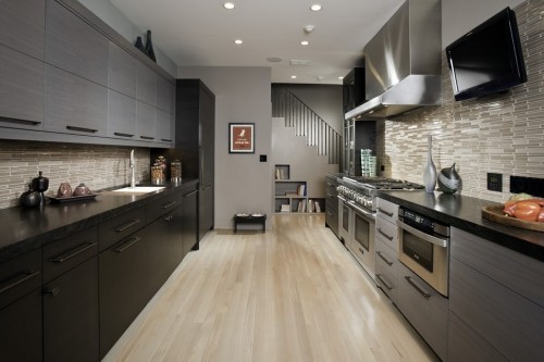 kücheneinrichtung graue farbe