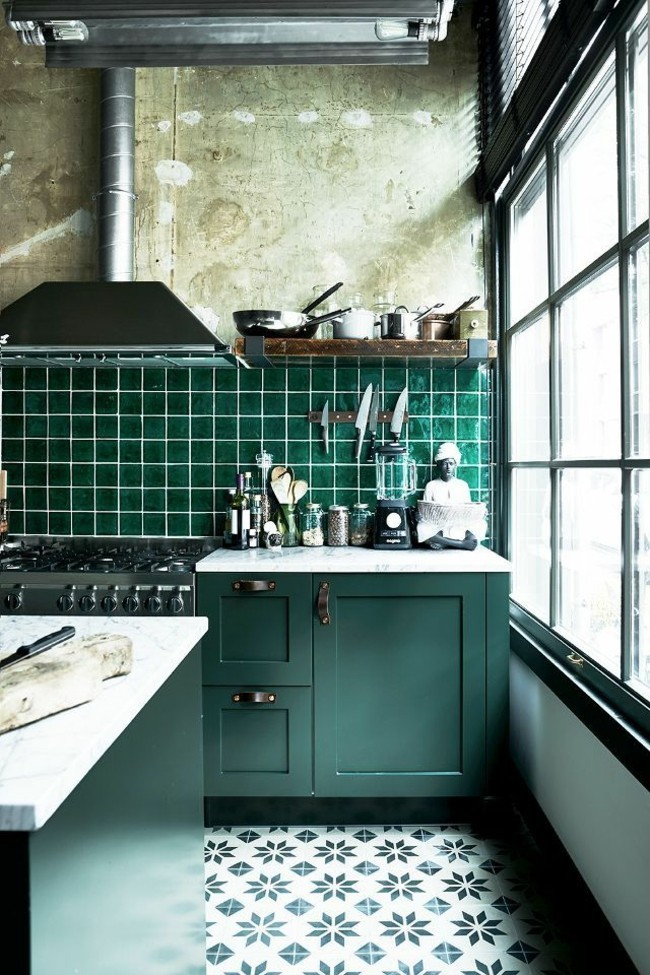 kücheneinrichtung tipps grün marmor smaragd