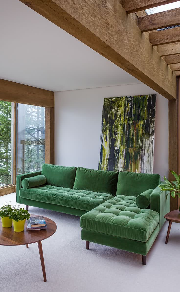tolle grüne sofas trendfarben