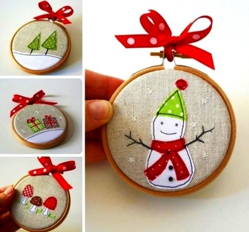Kreative Weihnachtsgeschenke selber machen kleine weihnachtsbilder