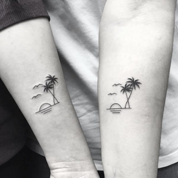 Tattoos für Schwestern ideen motiv
