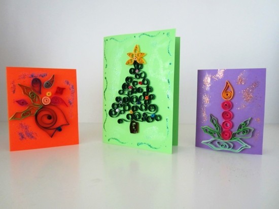 basteln mit papier weihnachtsbasteleien weihnachtskarten selber basteln