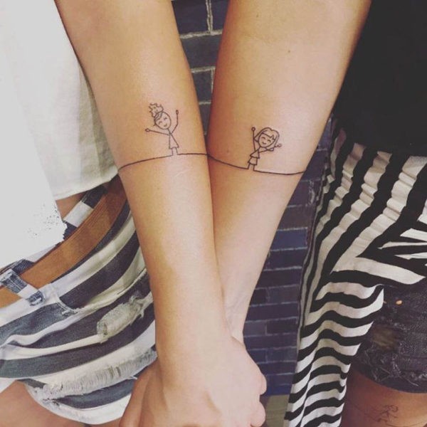 erinnerung Tattoos für Schwestern idee