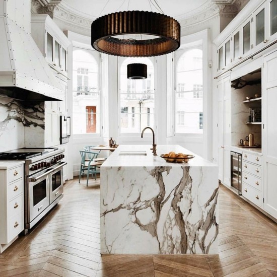 interessante küche marmor inneneinrichtung