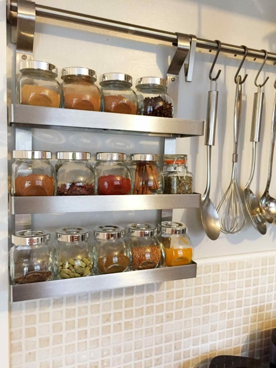 küchen ideen kleine küche organisieren