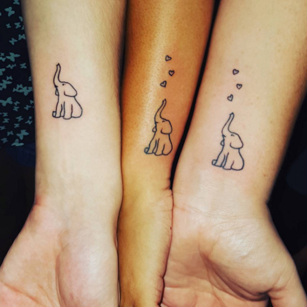 tolle ideen Tattoos für Schwestern