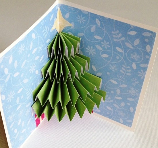 weihnachtskarten selber basteln basteln mit papier