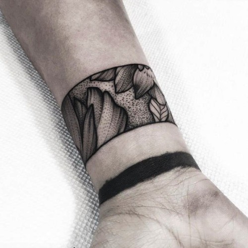 Handgelenk Tattoo Ideen armband für männer