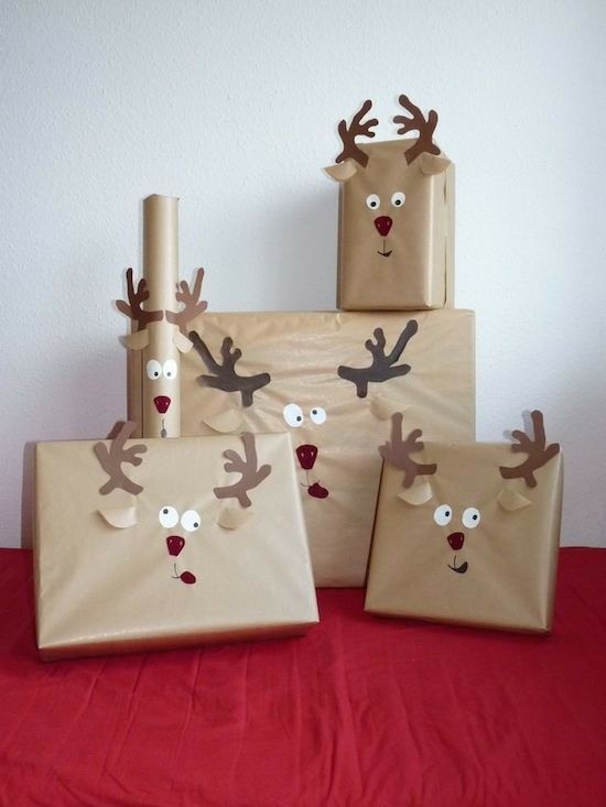 geschenke originell verpacken weihnachtsbasteleien weihnachtsgeschenke einpacken