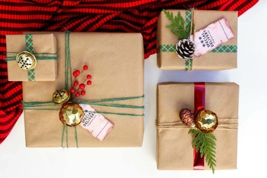 geschenke originell verpacken weihnachtsgeschenke einpacken
