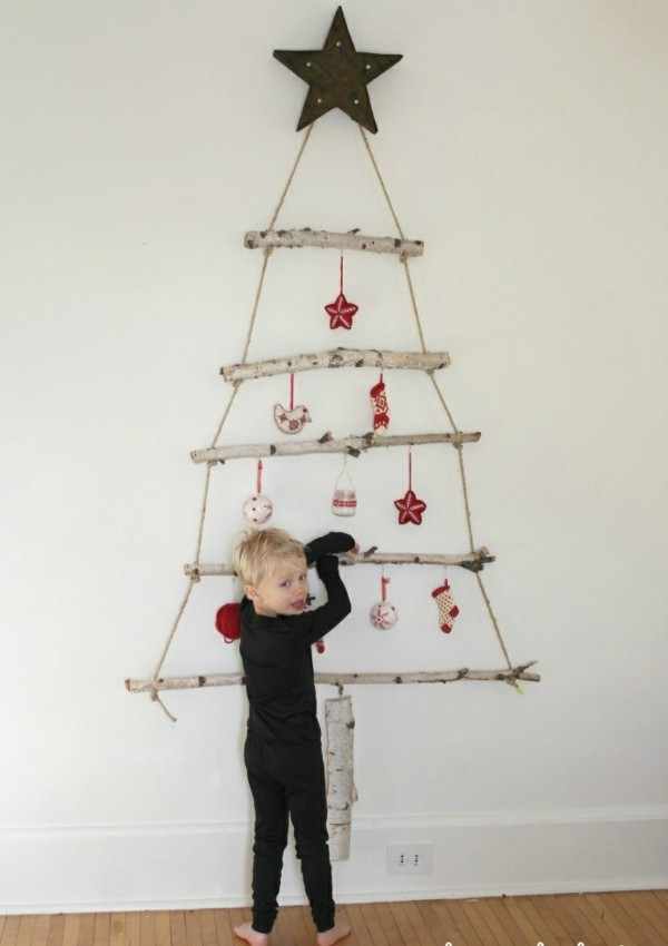 idee skandinavischer weihnachtsbaum ideen