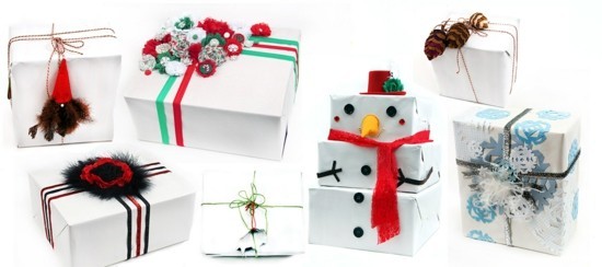 kreative bastelideen weihnachtsgeschenke einpacken