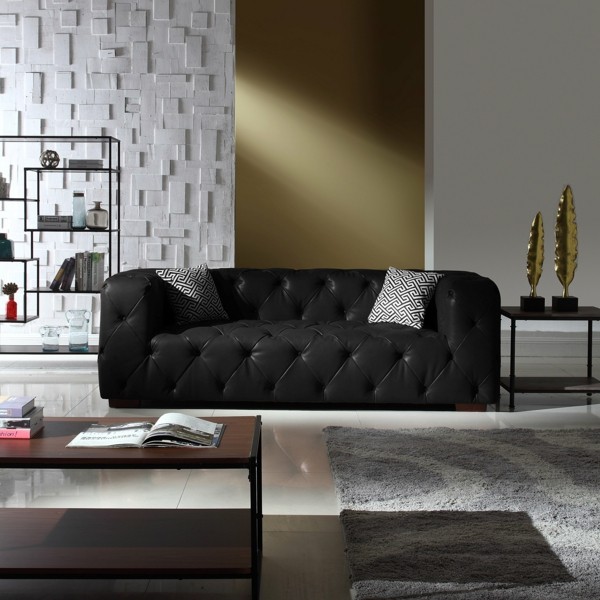 look wohnzimmer chesterfield sofa design