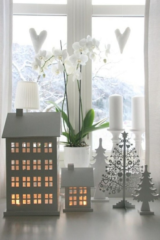 skandinavische weihnachtsdeko weiße weihnachtsdeko