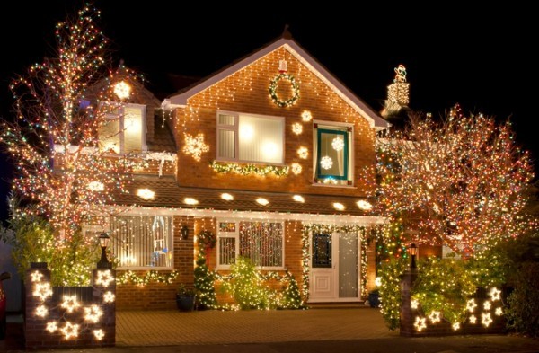 weihnachtsdeko-Haus