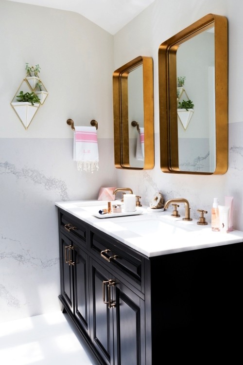 Deko Spiegel Ideen und Tipps badezimmer spiegel mit ausgefallenen rahmen