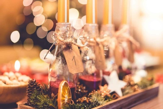 adventskranz weihnachtliche tischdeko weihnachtlich dekorieren