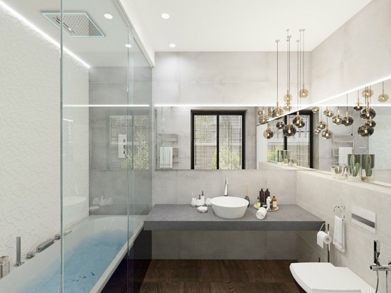 badbeleuchtuhng badgestaltung badezimmer designideen