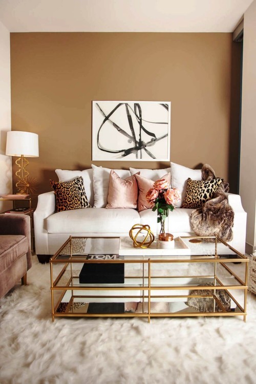 Besch Farbe moderne wohnzimmereinrichtung mit gold