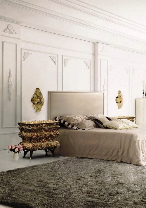 Besch Farbe palast wohnzimmer in gold grau und beige