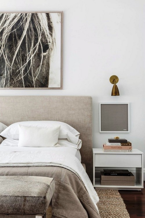 Besch Farbe schlichtes schlafzimmer in beige weiß und grau