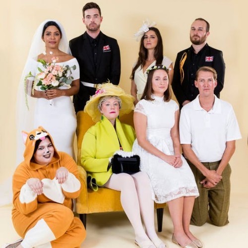 Gruppenkostüme Karneval royal family könichliche familie hochzeit