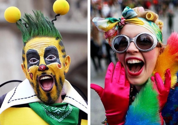 Kölner Karneval 2019 wilde party mit tollen kostümen feiern