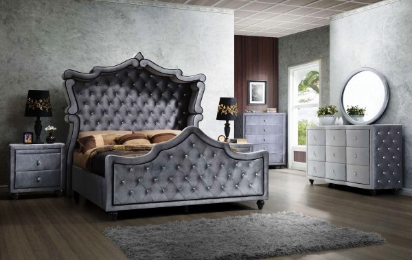 So wählen Sie den richtigen Schlafzimmer Set für Ihren persönlichen Lifestyle ausgepolsterter samt in silbrig grau