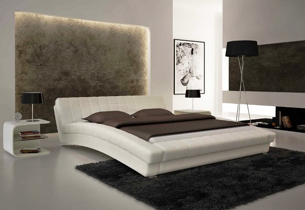 So wählen Sie den richtigen Schlafzimmer Set für Ihren persönlichen Lifestyle modern abstrakte form beige schwarz weiß