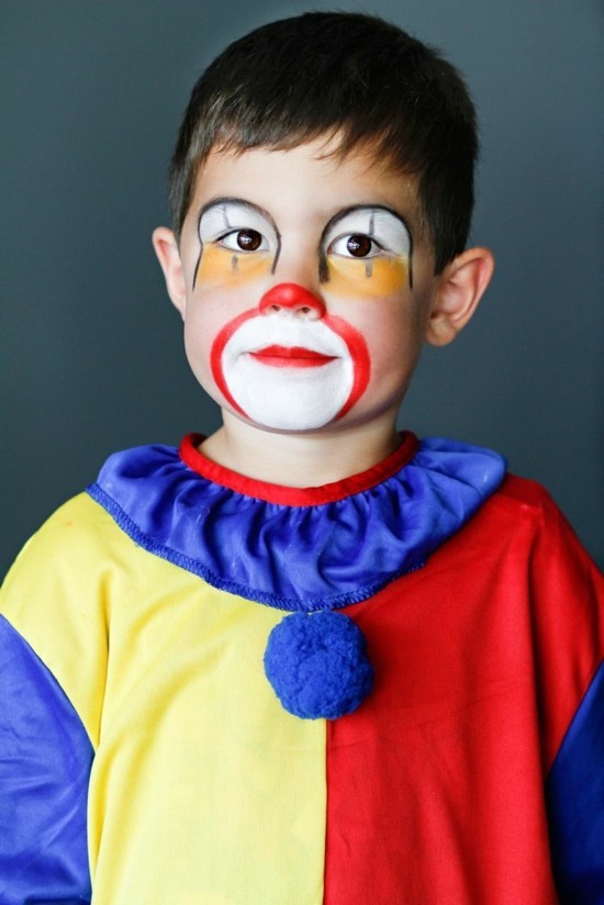 clown schminken schminktipps karneval