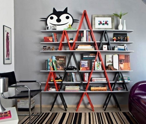 einzigartig kreative Bücherregale und Bücherschränke ausdehnbar platzsparend praktisch