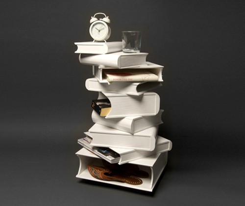 einzigartig kreative Bücherregale und Bücherschränke regal aus bücher kunststoff