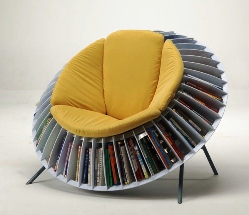 einzigartig kreative Bücherregale und Bücherschränke sessel mit eingebautem regal