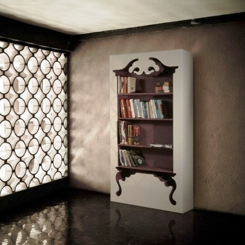 einzigartig kreative Bücherregale und Bücherschränke vintage regal silhouette im modernes regal